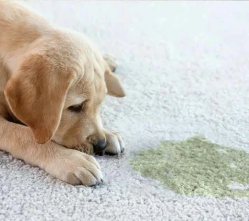 پاک کردن لکه ادرار از روی فرش