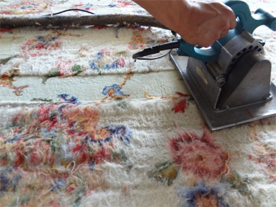 پرزگیری و پرداخت فرش