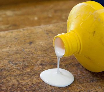 روش از بین بردن چسب 123